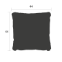 Coussin Outdoor 44x44 cm Trèfle, Fermob