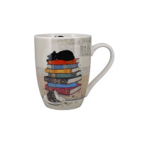 Mug 34 cl Chat Livres, Kiub