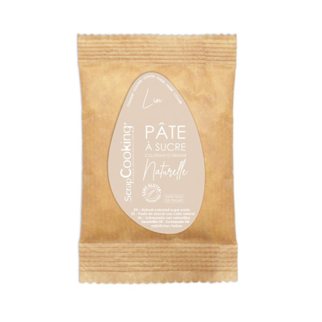 Pâte à sucre Lin Origine Naturelle 200G, Scrapcooking