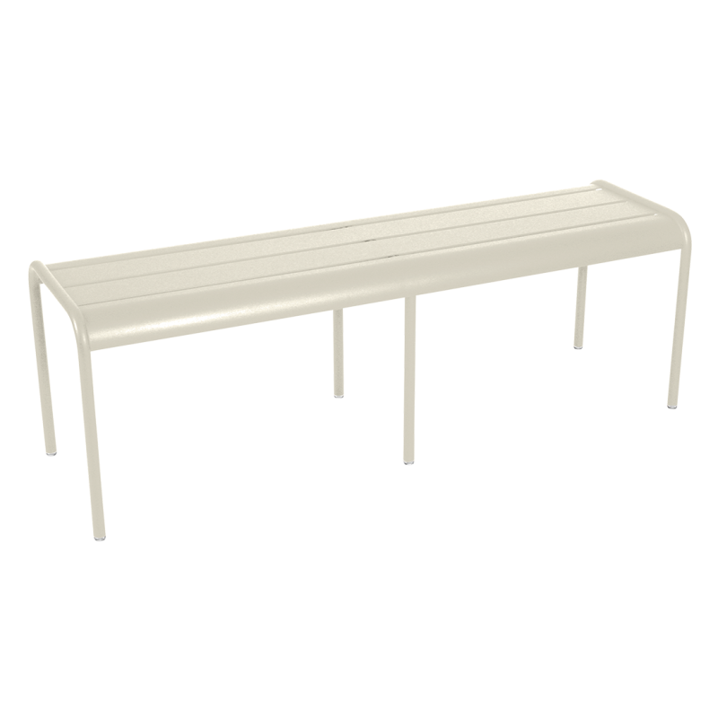 FERMOB - Banc 3/4 places Luxembourg, Fermob Gris Argile - FERMOB