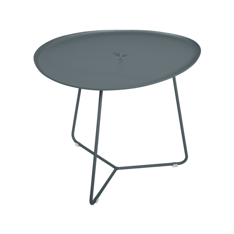 table basse ovale cocotte, fermob gris orage - fermob