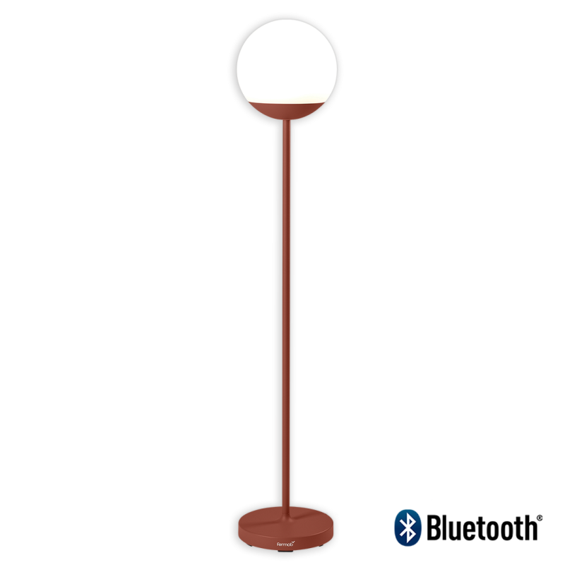 FERMOB - Lampe MOOON! H 134cm, Fermob Ocre Rouge - FERMOB