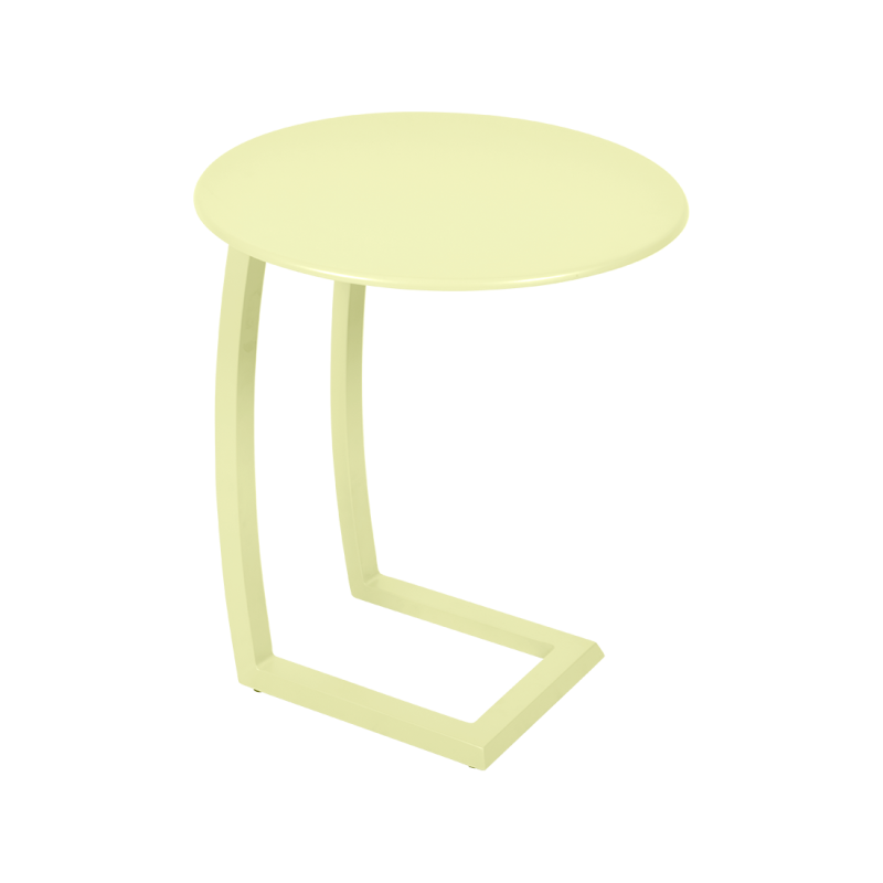 FERMOB - Table basse déportée Alizé, Fermob Citron Givré - FERMOB