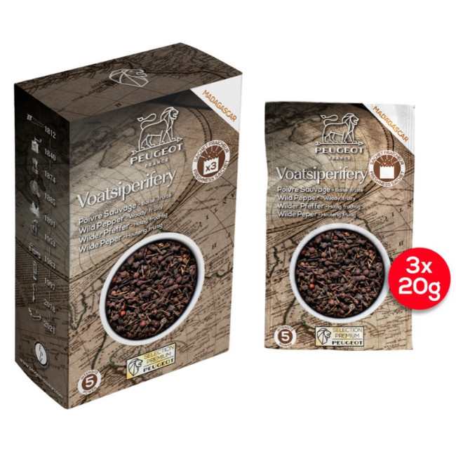 Poivre Sauvage Voatsiperifery 60g, Peugeot