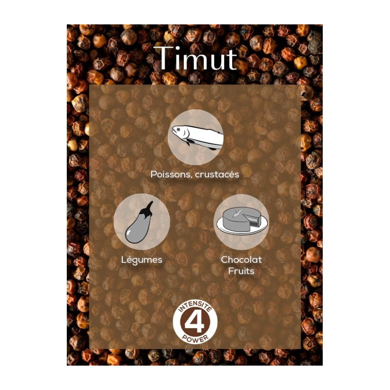 Acheter le Poivre de Baie Sauvage Timut de 40G, Peugeot