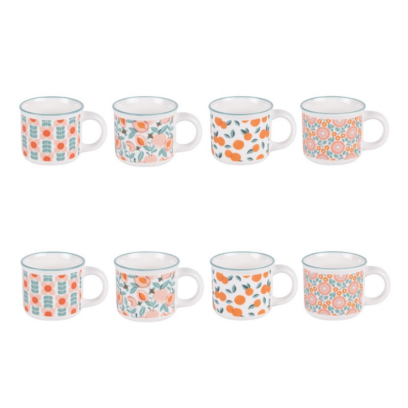 coffret 8 tasses 11 cl bellini, table passion - table passion