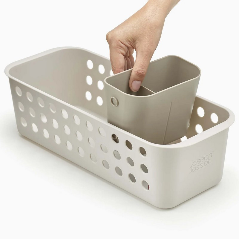 Joseph Joseph - Panier de rangement pour salle de bain compact, Joseph Joseph - JOSEPH JOSEPH