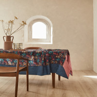 Nappe Taffetas Froissé Mazzo Navy, José Houel