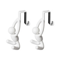 Lot de 2 patères Buddy Hook Blanc, Umbra