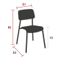 Chaise Studie, Fermob