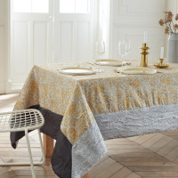 Nappe Taffetas Froissé Cashemire Gris, José Houel