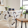 Nappe coton enduit Anémone Navy, Nydel Paris