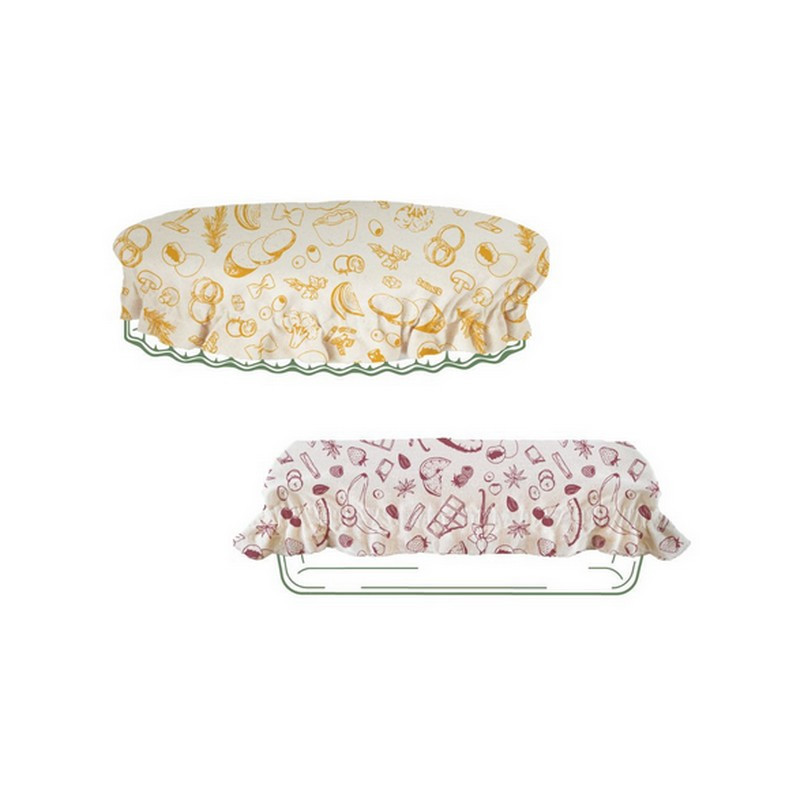 Pebbly - Set de 2 couvre-plats  XL en Coton, Pebbly - PEBBLY