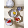 Assiette plate Anafi Bleu, Pomax