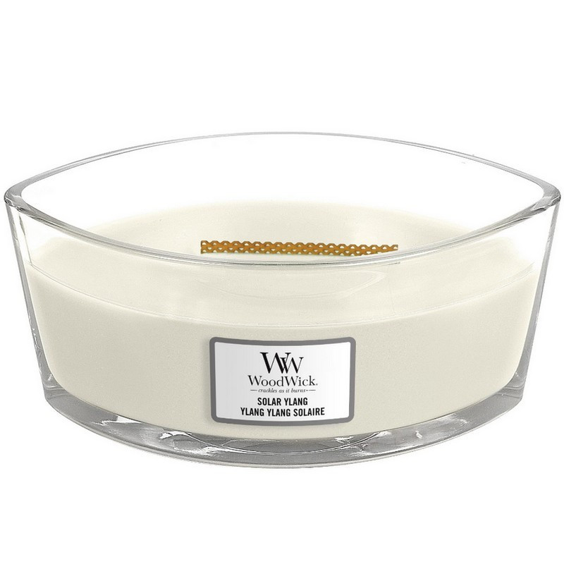 Woodwick - Bougie parfumée Ellipse Ylang Ylang, Woodwick - Woodwick