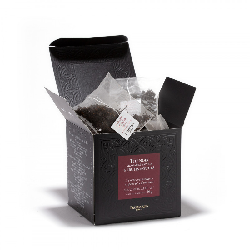 DAMMANN FRERES - Thé Noir 4 Fruits rouges en sachets, Dammann Frères - DAMMANN FRERES