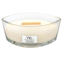 Bougie parfumée Ellipse noix de coco des iles, Woodwick