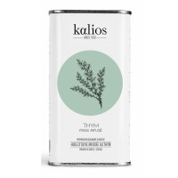 Huile d'Olive Infusée au Thym, Kalios