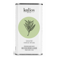 Huile d'Olive Infusée à la Sauge, Kalios
