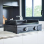 Plancha Modern Electrique 60 Acier Noir, Forge Adour