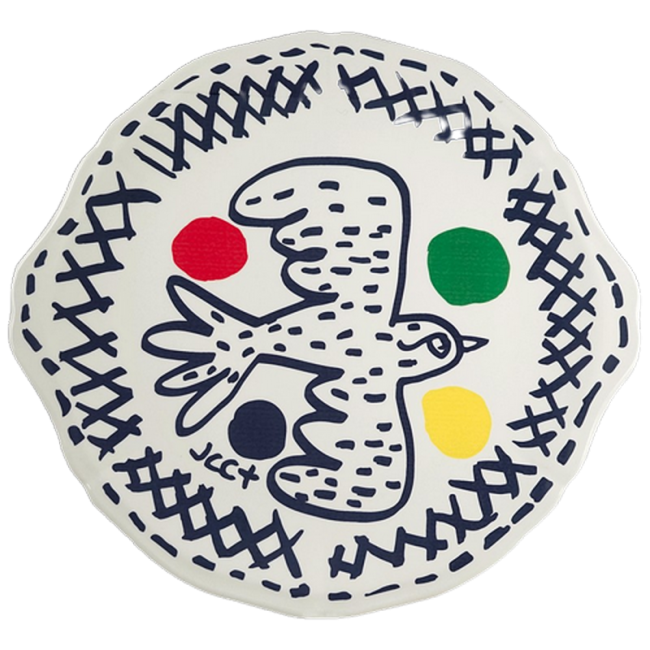 Plat à gâteaux L'archipel Sentimal, Faïencerie de Gien