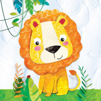 20 serviettes en papier Happy Lion, PaperProduct Design