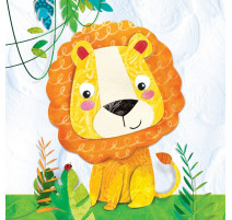 20 serviettes en papier Happy Lion, PaperProduct Design