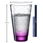 Coffret 6 chopes assorties Optic Color, Léonardo