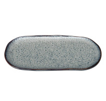 Plat de service 32 x 18 cm Matera Gris, Leonardo