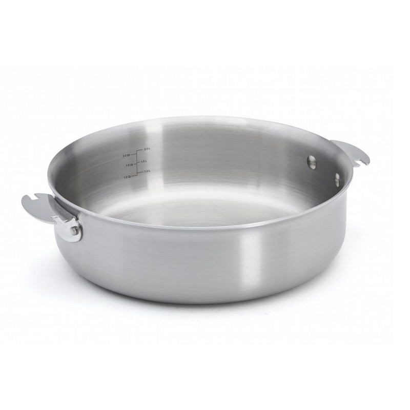 DE BUYER - Sauteuse en Inox Amovible Alchimy Loqy, De Buyer 24 cm - DE BUYER