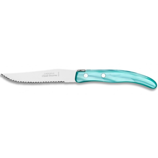 Couteau à steak Berlingot Turquoise, Claude Dozorme
