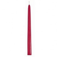 Flambeau rouge noel 29cm, Bougie La Française