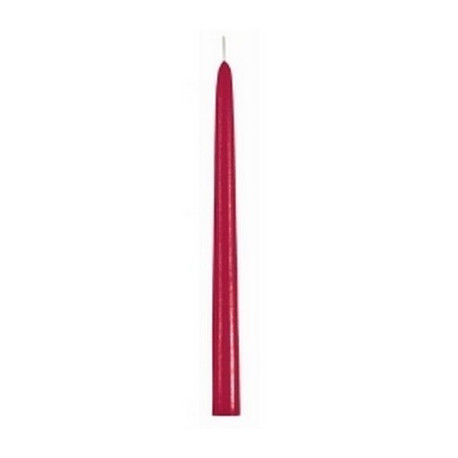 Flambeau rouge noel 29cm, Bougie La Française