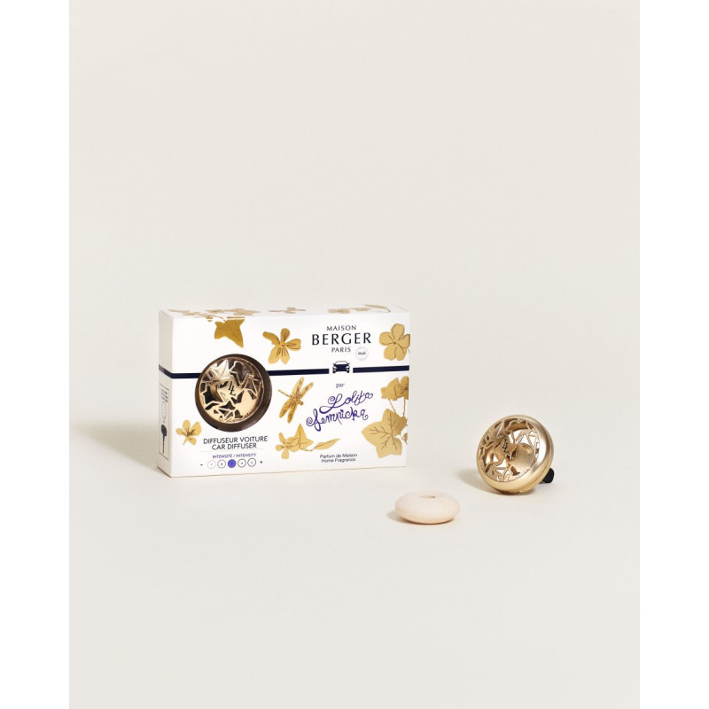 MAISON BERGER - Diffuseur voiture Lolita Lempicka or satiné, Maison Berger - MAISON BERGER