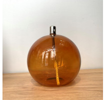 Lampe à Huile Sphère Amber, Bazardeluxe