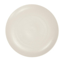 Assiette plate Modulo Nature Kaolin, Degrenne Paris