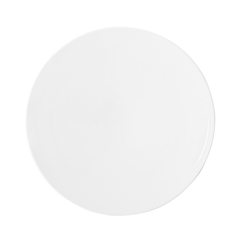 service de table modulo blanc, degrenne paris assiette plate - guy degrenne