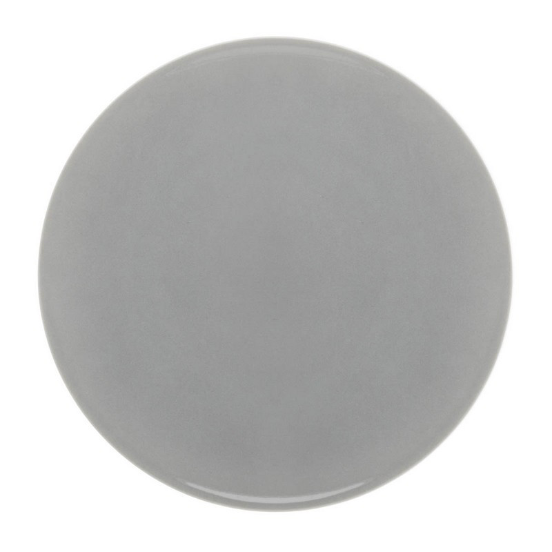 service de table modulo gris perle, degrenne paris assiette plate - guy degrenne