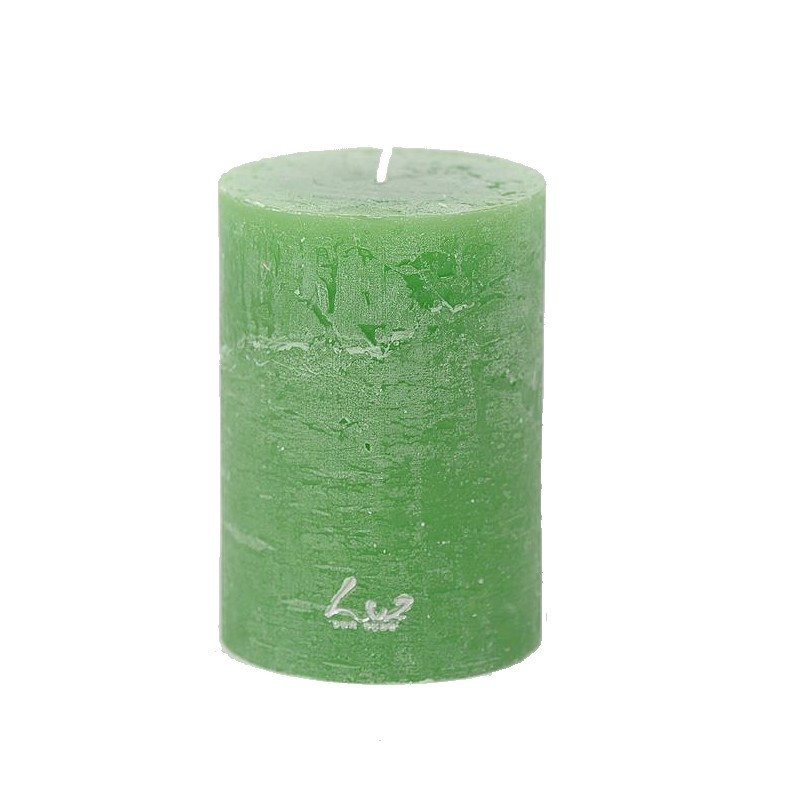 Rasteli - Bougie Rustique 10 cm, Rasteli Vert - Rasteli