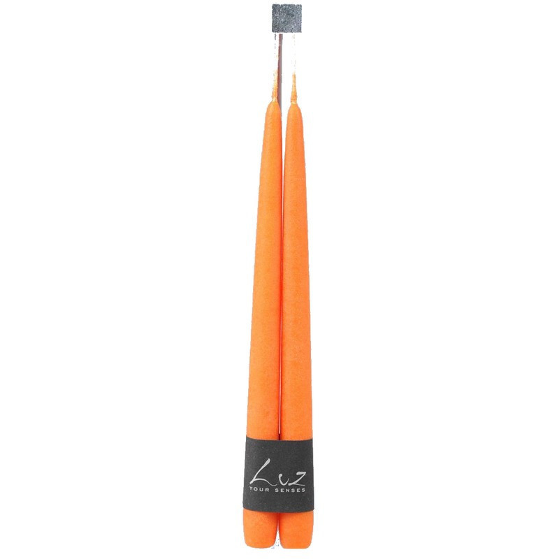 Set 2 flambeaux Velours, Rasteli Orange - Rasteli
