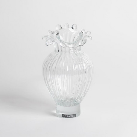 Vase Royalty 20 cm Transparent, Rasteli