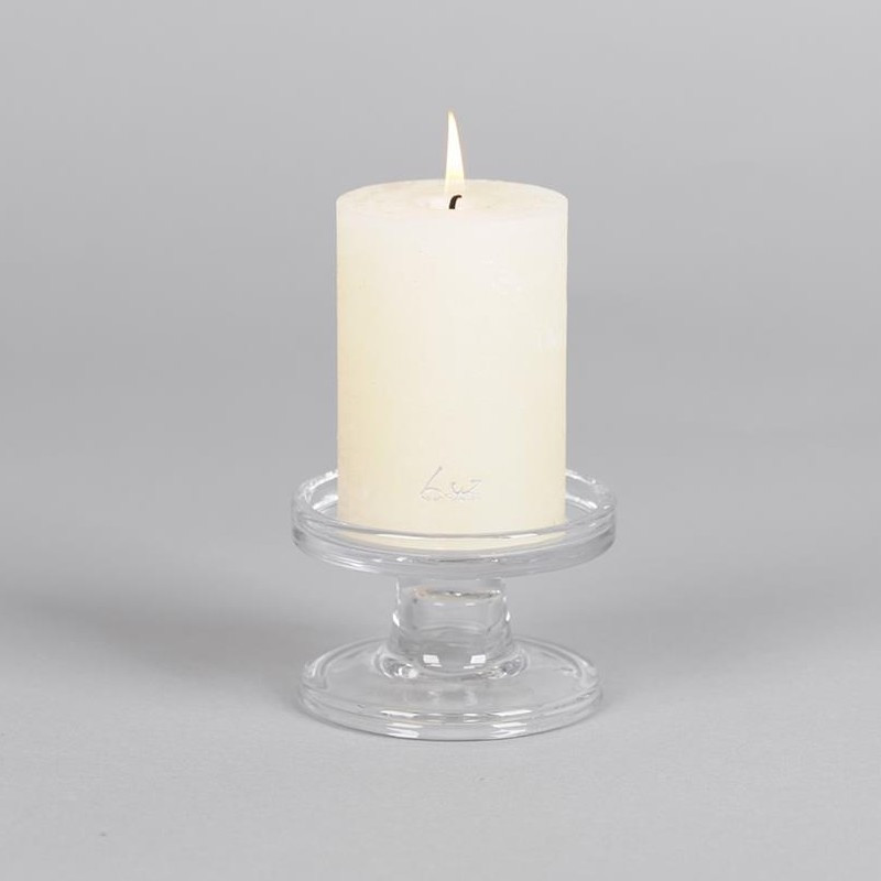 Rasteli - Bougeoir en Verre Circuli, Rasteli 10 cm - Rasteli