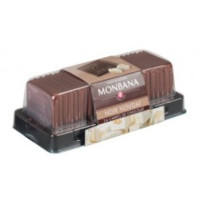 Carré chocolat noir-nougat x24, Monbana