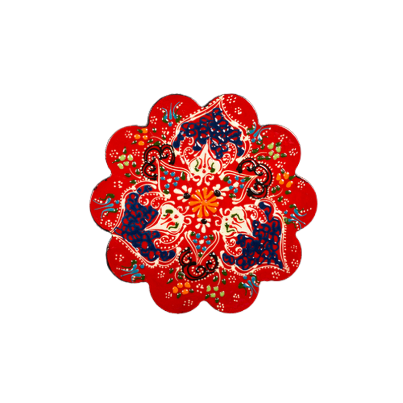 Dessous de plat en céramique Istanbul, WD Lifestyle Rouge - WD Lifestyle