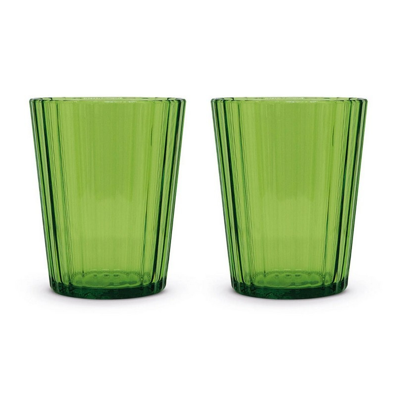 set de 2 gobelets acrylique new york, wd lifestyle vert - wd lifestyle