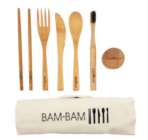 BAM-BAM Kit repas en bambou, Cookut