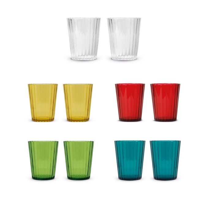 Set de gobelets acrylique New York, WD Lifestyle