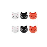 6 Pinces sachet Menue Le bonheur c'est chat, Derrière la porte