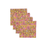 Serviettes de table Carlotta Lemon Patchouli Spring, LOUISE MISHA