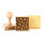 Tampon Carré Motif Flocon Neige, Patisse